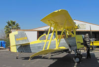 N48519 @ KTLR - Wilbur-Ellis Inc. (Salinas, CA) 1976 G-164B rigged as sprayer over from King City for maintenance at Tulare, CA - by Steve Nation
