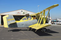 N48519 @ KTLR - Wilbur-Ellis Inc. (Salinas, CA) 1976 G-164B rigged as sprayer over from King City for maintenance at Tulare, CA - by Steve Nation