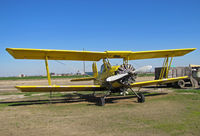 N9946 - Hughes Flying Service (Riverdale, CA) standard yellow 1974 G-164A rigged for spraying @ Brian Hughes' airstrip - by Steve Nation
