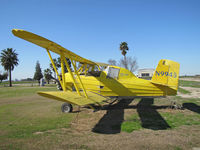 N9946 - Hughes Flying Service (Riverdale, CA) standard yellow 1974 G-164A rigged for spraying @ Brian Hughes' airstrip - by Steve Nation