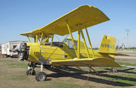 N9946 - Hughes Flying Service (Riverdale, CA) standard yellow 1974 G-164A rigged for spraying @ Brian Hughes' airstrip - by Steve Nation