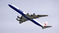 N873SJ @ KLAX - ASTAR Air Freight DC-8 departing 25L - by speedbrds