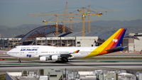 DQ-FJK @ KLAX - Air Pacific exiting 25L via hish speed taxiway M