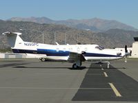 N395PC @ POC - Parked in transient parking - by Helicopterfriend