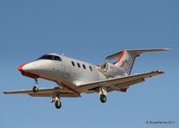 N574JS @ KAPA - On final 17L.