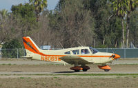 N8069W @ KTLR - Hanfortd, CA-based 1965 Piper PA-28-180 Cherokee taxis for take-off @ Tulare, CA - by Steve Nation