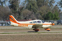N8069W @ KTLR - Hanfortd, CA-based 1965 Piper PA-28-180 Cherokee taxis for take-off @ Tulare, CA - by Steve Nation
