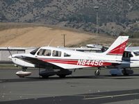 N8445G @ POC - Parked in transient parking - by Helicopterfriend