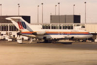 N7002U @ KORD - Early morning shot - scanned from a print - by John Meneely