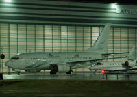 M-YBBJ @ LOWW - Global Jet Austria Boeing 737 - by Thomas Ranner