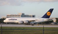 D-AIMF @ MIA - Lufthansa A380 - by Florida Metal