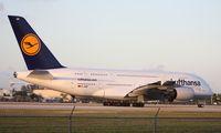 D-AIMF @ MIA - Lufthansa A380 - by Florida Metal