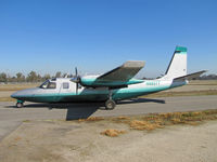 N685TT @ KTLR - Tiger's Pride and Joy! Chuck Jones FS (Biggs, CA duster outfit) has this beautiful 1973 Rockwell 685 Twin Commander seen @ Tulare, A for World Ag Expo - by Steve Nation