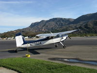 N2982A @ SZP - 1953 Cessna 180, Continental O-470-A 225 Hp, first year of production, taxi - by Doug Robertson