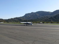 N662SH @ SZP - 1962 Cessna 150B taildragger conversion with Micro vortex generators mod, Continental O-200 100 Hp, landing roll Rwy 04 - by Doug Robertson