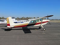 N9064Z @ KTLR - Riverside, CA-based 1960 Cessna 180 photographed @ Tulare, CA - by Steve Nation