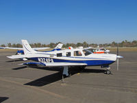N324PA @ KTLR - Shades of Pan Am days past (earlier N324PA was a 707-321) this Manteca-based 2001 PA-32R-301T was photographed @ Tulare, CA - by Steve Nation