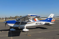 N2118J @ KTLR - Lamb Chops Inc (Bakersfield, CA) 2004 Cessna T182T photographed @ Tulare, CA - by Steve Nation