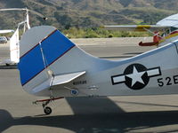 N1052E @ SZP - 1946 Aeronca 7AC CHAMPION converted to 7CCM/L-16B Replica, Continental C90-8F 90 Hp, balanced rudder - by Doug Robertson
