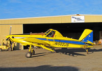 N502JS @ KWLW - Reg Michaud Aviation (Willows, CA) 1994 AT-502B rigged for spraying with engine running @ Willows, CA - by Steve Nation
