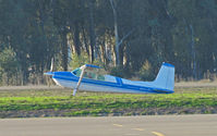 N1027X @ KVCB - 1955 Cessna 180 from Utah visiting Nut Tree Airport, CA - by Steve Nation