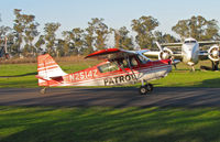 N2514Z @ KVCB - KCSI Aerial Patrol 1977 Bellanca 7GCBC taxis @ Nut Tree Airport, CA with PATROL titles - by Steve Nation