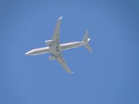 N818NN @ LAX - On final for runway 24 taken from Bell, Calif approximately 20 miles east of LAX - by Helicopterfriend