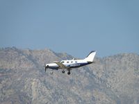N460AB @ ONT - On final for runway 26 - by Helicopterfriend