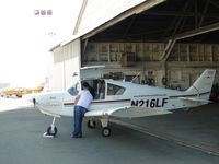 N216LF @ CNO - The CH2000 is a two seat, single-engine plane used primarily for flight training purposes. Parked at a hanger - by Helicopterfriend