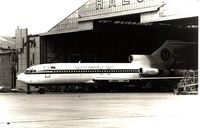 XY-ADR @ HKG - Union of Burma Airlines B727 at the HAECO hangar HKG Kai Tak,1971 - by metricbolt