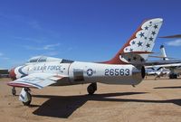 52-6563 - Republic F-84F Thunderstreak at the Pima Air & Space Museum, Tucson AZ