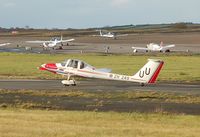 ZH249 @ EGFH - Coded UU and operated by 636 VGS. Air Cadet's Vigilant motorised glider about to depart Runway 28. - by Roger Winser