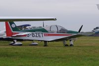 G-BZET @ EGSH - Parked in a busy area at Norwich. - by Graham Reeve