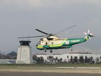 N950DG @ POC - Airbourne and westbound getting ready to pass the tower - by Helicopterfriend