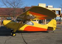 N84374 @ KAXN - Today, December 11, 2011 marks the first flight for this restored Aeronca 7AC Champ! And it was successful! - by Kreg Anderson