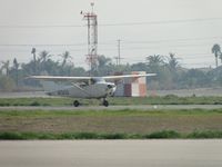 N4343Q @ CNO - Landing on runway 26R - by Helicopterfriend