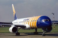 G-IEAD - fresh out of the paintshop in Air Columbus livery - by Alan Pratt