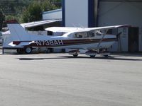N738AH @ POC - Getting cleaned up at Nostalia Air - by Helicopterfriend