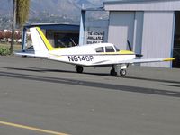 N6146P @ POC - Parked in transient parking near NAl - by Helicopterfriend