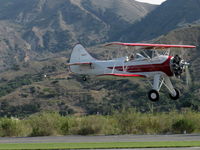 N32135 @ SZP - 1941 Waco UPF-7, Continental W670 220 Hp radial, takeoff Rwy 22 - by Doug Robertson