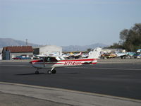 N714HH @ SZP - 1977 Cessna 150M, Continental O-200 100 Hp, taxi off the active - by Doug Robertson