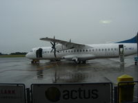 ZK-MCJ @ NZPM - Awaiting my flight home in the rain. Actually had to descend due to airframe icing up! - by magnaman