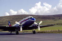 G-AMPO - In Eastern Airways livery taxies to terminal early 1980s - by Alan Pratt
