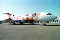 G-OPMN - fresh from paint-shop in Cougar livery (2000-01) - by Alan Pratt