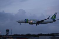 PH-HSD @ EHGG - TRA798 during a landing on runway 23, after an IFR flight from Las Palmas.