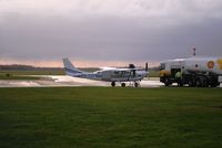 PH-ZZF @ EHGG - PH-ZZF during the refuel on Eelde Airport