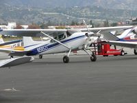 N585Z @ POC - Parked outside Howard Aviation during hanger clean up day - by Helicopterfriend
