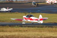 G-BKCX @ EGFH - Cap 10B about to depart Runway 28. - by Roger Winser
