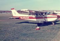 N1453V @ POU - 1974 Cessna 172M N1453V at Dutchess County Airport, Poughkeepsie, NY - 1986 - by scotch-canadian