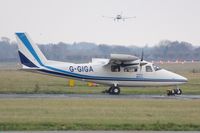 G-GIGA @ EGSH - Just landed at Norwich. - by Graham Reeve